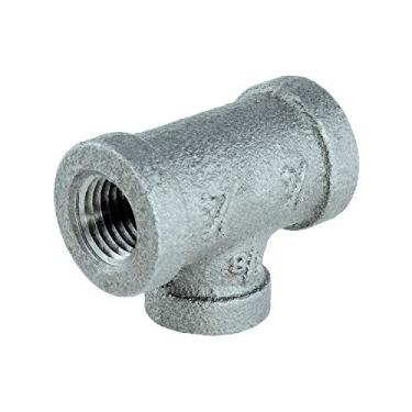 Imagem de Supply Giant HNSU0360 1/4" x 1/8" galvanizado maleável redutor Tee com rosca fêmea