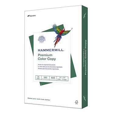 Imagem de Hammermill Paper, Premium Color Copy Paper, 11 x 17 Paper, Ledger Size, 28lb Paper, 100 Bright, 1 Ream / 500 Sheets (102541R) Acid Free Paper
