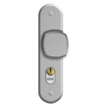 Imagem de Fechadura Para Area Externa Stilo Bola Espelho Aluminio 40mm MGM