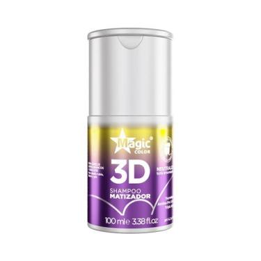 Imagem de Shampoo Matizador 3D Magic Color - Efeito Desamarelador 100ml