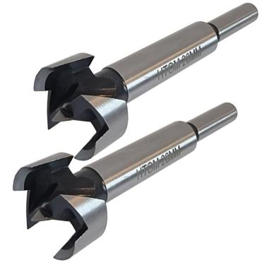 Imagem de Kit 2 Broca Forstner 26Mm Furadeira Madeira Dobradiça Caneco