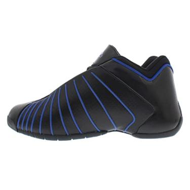 Imagem de adidas T nis de basquete masculino TMAC 3, Preto/azul, 11.5 Women/10 Men