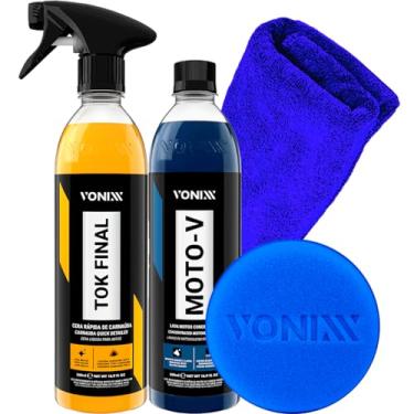 Imagem de Cera Liquida Tok Final Manutenção Brilho Moto-V Shampoo Vonixx