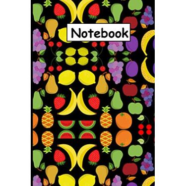 Imagem de Notebook: Fruit Apple Banana Trees Farm Beautiful Themed College Ruled Notebook For Kids, Boys, Girls, Students, Gift, Home School, cute (notebook journal) 6*9 paperback