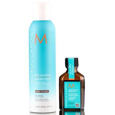 Imagem de Conjunto de shampoo e tratamento a seco MoroccanOil Tones 24
