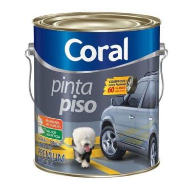 Imagem de Tinta Pinta Piso Coral Premium Cinza Escuro Galão Com 3,6 Litros