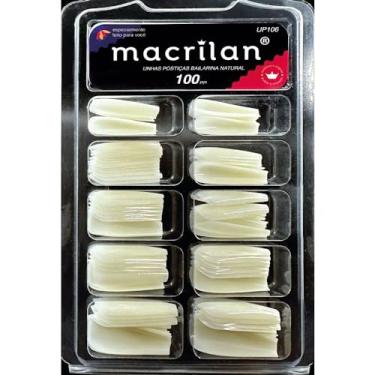 Imagem de Unha Postiça Tips Bailarina - Natural - Macrilan - UP106