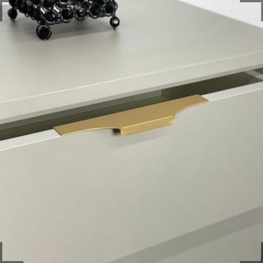 Imagem de Puxador Para Moveis Slim De Alumínio para armário ropeiro gaveta porta (OURO, 200 mm)