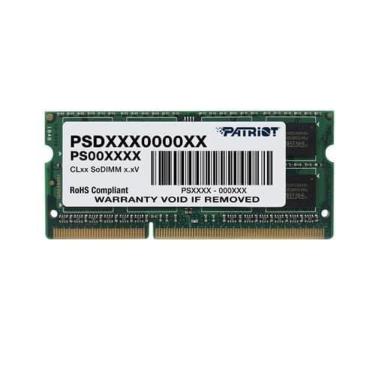 Imagem de Memória DDR3L 8GB 1600Mhz Patriot para Notebook