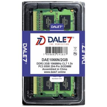 Imagem de Memória Dale7 Ddr3 2Gb 1066 Mhz Notebook 1.5V