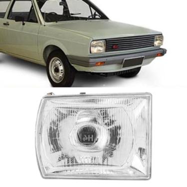 Imagem de Farol Gol Saveiro BX 1980 Ate 1986 LD H4 Lente de vidro Refrigerado Ar 30594100417