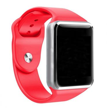 Imagem de Smartwatch A1 Relógio Inteligente Bluetooth Gear Chip Android iOS Touch - Vermelho