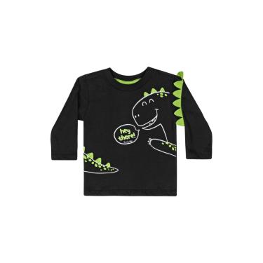 Imagem de Infantil - Camiseta em Meia Malha para Menino Quimby Preto  menino