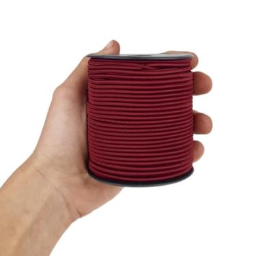 Imagem de Elástico Roliço Colorido - 2,2mm - 50 Metros- Cor vinho Escuro -527 Nybc