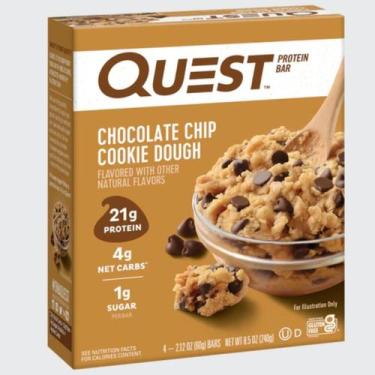 Imagem de Quest Bar Chocolate Chip Cookie Dough Caixa - Quest Protein Bar