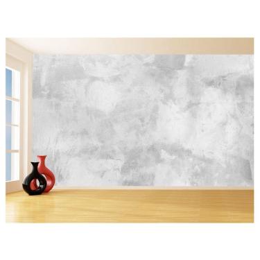 Imagem de Papel De Parede 3D Concreto Queimado Liso Cinza 3,5M Kkt07