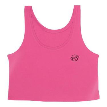 Imagem de Cropped Feminino Regata Good Look Fitness Academia Estampada Peso Mão-Feminino