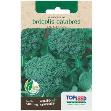 Imagem de Sementes de Brócolis Calabrês de Cabeça TOPSEED