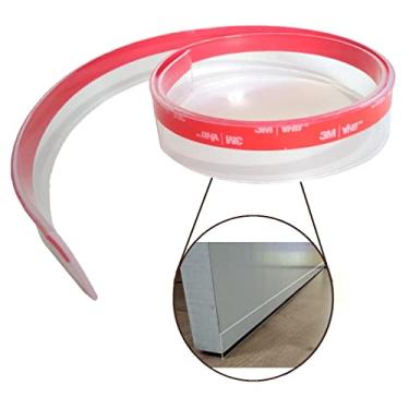 Imagem de Protetor de Porta Residencial Flexível Vedação 30 mm - 3 metros - Transparente