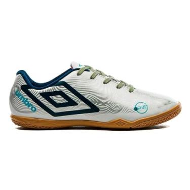 Imagem de Chuteira Futsal Umbro Orbit Branco/prata/marinho U01fb00152-287-43