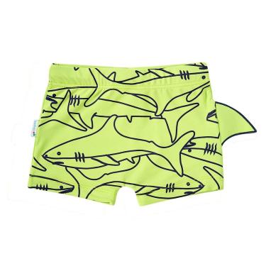 Imagem de Sunga Boxer Infantil Shark Verde Neon Tip Top