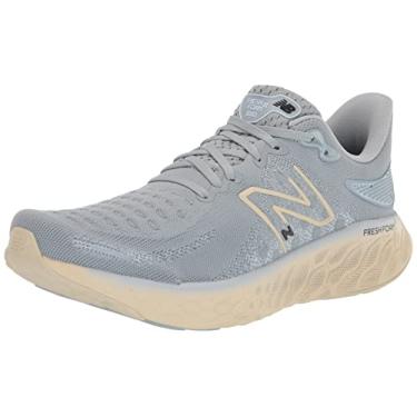 Imagem de New Balance Fresh Foam X 1080 V12 Tênis de corrida masculino, Ardósia clara/luz das estrelas/osso, 38