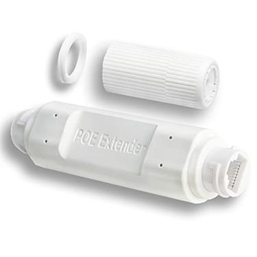 Imagem de Extensor PoE, 10/100 Mbps, à prova d'água IP66, repetidor PoE de 1 canal, amplificador PoE, amplificador PoE, em conformidade com IEEE 802.3at / 802.3af, Plug and Play