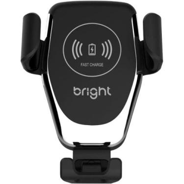 Imagem de Carregador portatil inducao s/fio 2em1 c/suporte - BRIGHT