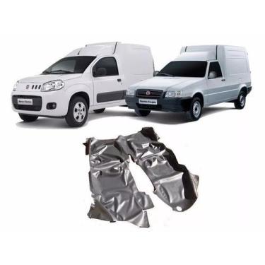 Imagem de Tapete automotivo para fiat fiorino 99 até 2013 em vinil preto - MANOS