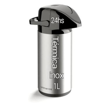 Imagem de Garrafa térmica café chá água 1 L mantém 24hs - UNITERMI  INVICTA, gar