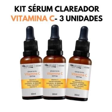 Imagem de Kit Sérum Clareador Vitamina C Max Love