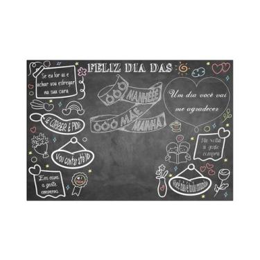 Imagem de Fundo Fotográfico 2,20 x 1,50 - Chalkboard Dia das Mães 005  - Via Cor