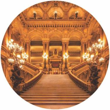 Imagem de Painel Redondo De Festa Escadaria 150X150 - Esc02 - X4adesivos