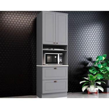 Imagem de Paneleiro de Cozinha Modulado Americana c/ 2 Portas e 2 Gavetas (1 For