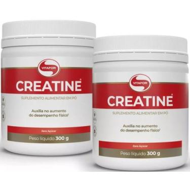 Imagem de Kit c/ 2 creatine 300g vitafor creatina  monohidratada - VITFOR