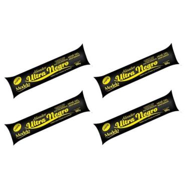 Imagem de Hene em Gel Perfumado Modelo Alisador Ultra Negro 04x180gr Preto Forte