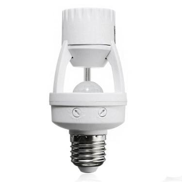 Imagem de Novo Sensor De Presença P/ Lâmpada Soquete E27 C/ Fotocélula - new