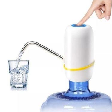 Imagem de Bomba Elétrica Para Galão / Garrafão De Água Até 20 Litros Recarregáve