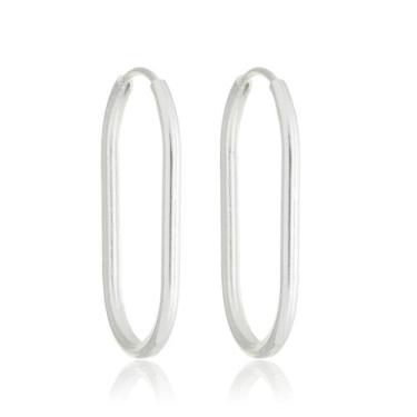 Imagem de Argola Oval P Prata - MATTIELO