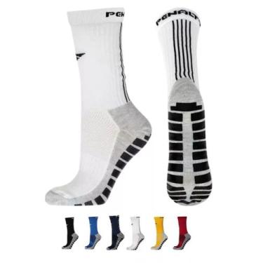 Imagem de Meia Perf. Grip 39-44 Antiderrapante Futebol Treino Absorção Penalty, 