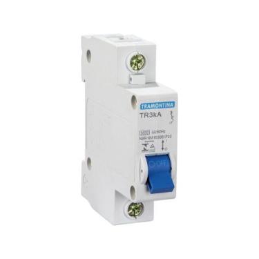 Imagem de Disjuntor Din Monopolar 4A Curva C Tramontina - TR3KA 1P