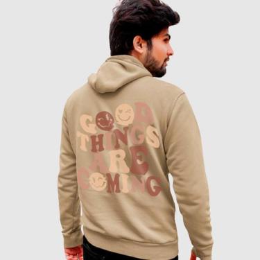 Imagem de Blusa Moletom Genuine Grit Masculina Estampada Algodão 30.1 Good Thing