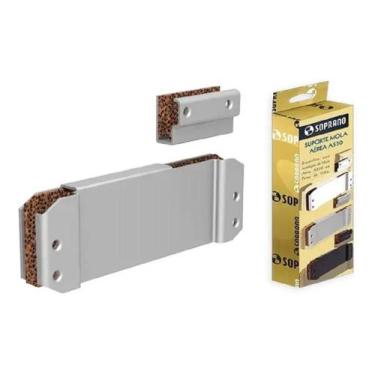 Imagem de Suporte Mola Aérea Hidráulica A530 Em Porta De Vidro Prata - Soprano