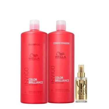 Imagem de Wella Professionals Invigo Color Brilliance Shampoo+Condicionador 1L+O