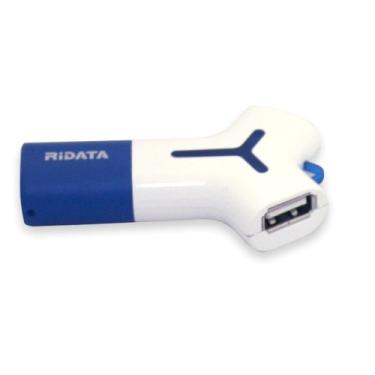 Imagem de Pen Drive USB Ridata Yego em formato de Y 2 portas 4 GB com hub embutido 9A604G0RDA80I (azul)