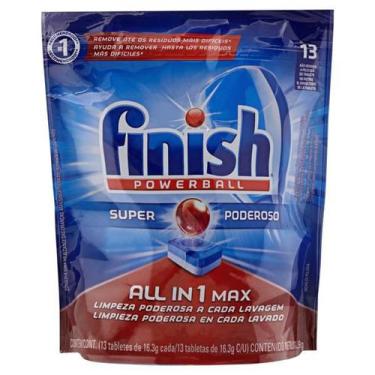 Imagem de Kit 2 PC Lava Louça Detergente 13 Tabletes 16,3 cada - Finish