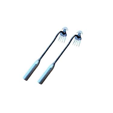 Imagem de ＡＷＨＡＯ Ferramenta de Remoção de Ervas Daninhas, Extrator de Ervas Daninhas de aço Inoxidável Rápido E Economia de Trabalho Remover Ferramentas de Remoção de, 29cm 2 unidades