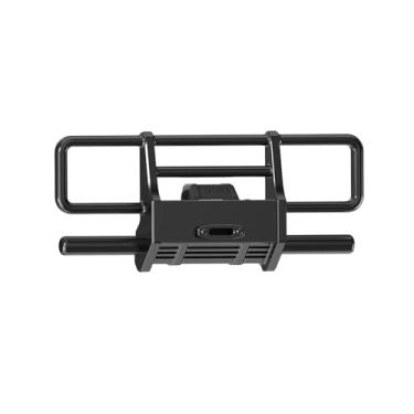 Imagem de SPEELIK Front Bumper Aluminum Winch for Traxxas 1/18 TRX4M High Trail K10 F150 Upgrade Parts RC Crawler Car