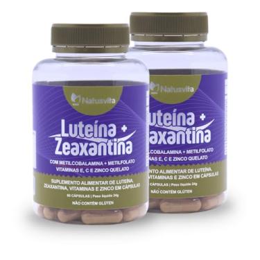 Imagem de Luteína + Zeaxantina com Vitaminas e Zinco Quelato (2 und. 120 cápsulas)