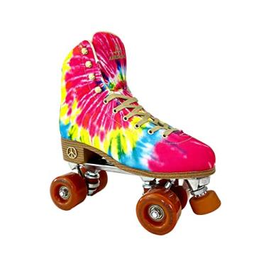 Imagem de Patins American Athletic - Zeds Dead Quad Roller Skate, Tamanho Feminino 7/Masculino 6